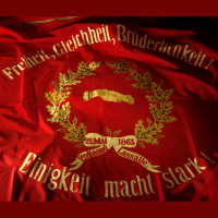 Sie ist der Stolz der SPD - Die Fahne vom Juni 1863